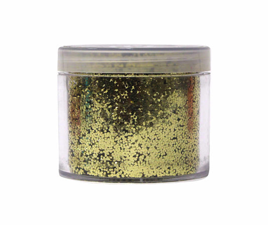 Effx Glitter - Gold Hex 2.5 oz - #GFX29 - Premier Nail Supply 