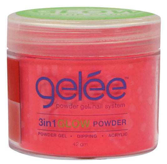 Gelee 3 in 1 Grow Powder - Hyped Up 1.48 oz - #GCPG07 - Premier Nail Supply 