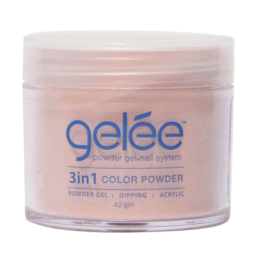 Gelee 3 in 1 Powder - Peach Pleasure 1.48 oz - #GCP17 - Premier Nail Supply 