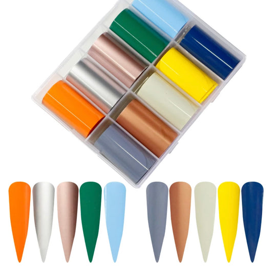 Transfer Foil set M-64 - Premier Nail Supply 