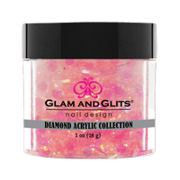 Glam & Glits Diamond Acrylic (Glitter) - Passion Candy 1 oz - DAC65 - Premier Nail Supply 