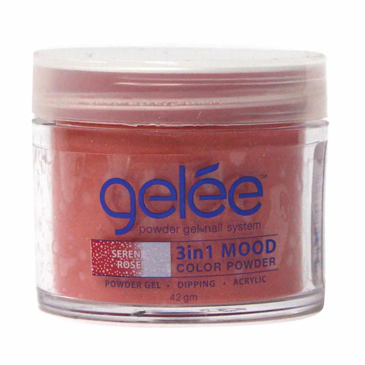 Gelee 3 in 1 Mood Powder - Serene Rose 1.48 oz - #GCPM12 - Premier Nail Supply 