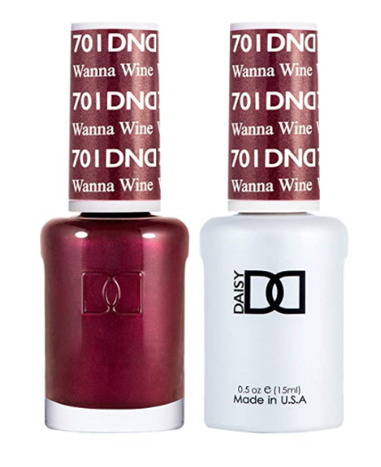 DND  Gelcolor - Wanna Wine 0.5 oz - #DD701 - Premier Nail Supply 