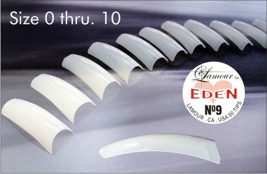 Lamour Eden Tip Refills Bag N0 Thru 10. - Premier Nail Supply 