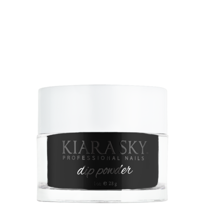 Kiara Sky - Dip Powder - Black To Black 1 oz - #D435 - Premier Nail Supply 