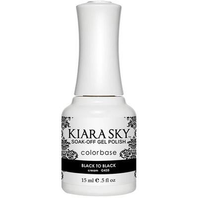 Kiara Sky Gelcolor - Black To Black 0.5 oz - #G435 - Premier Nail Supply 