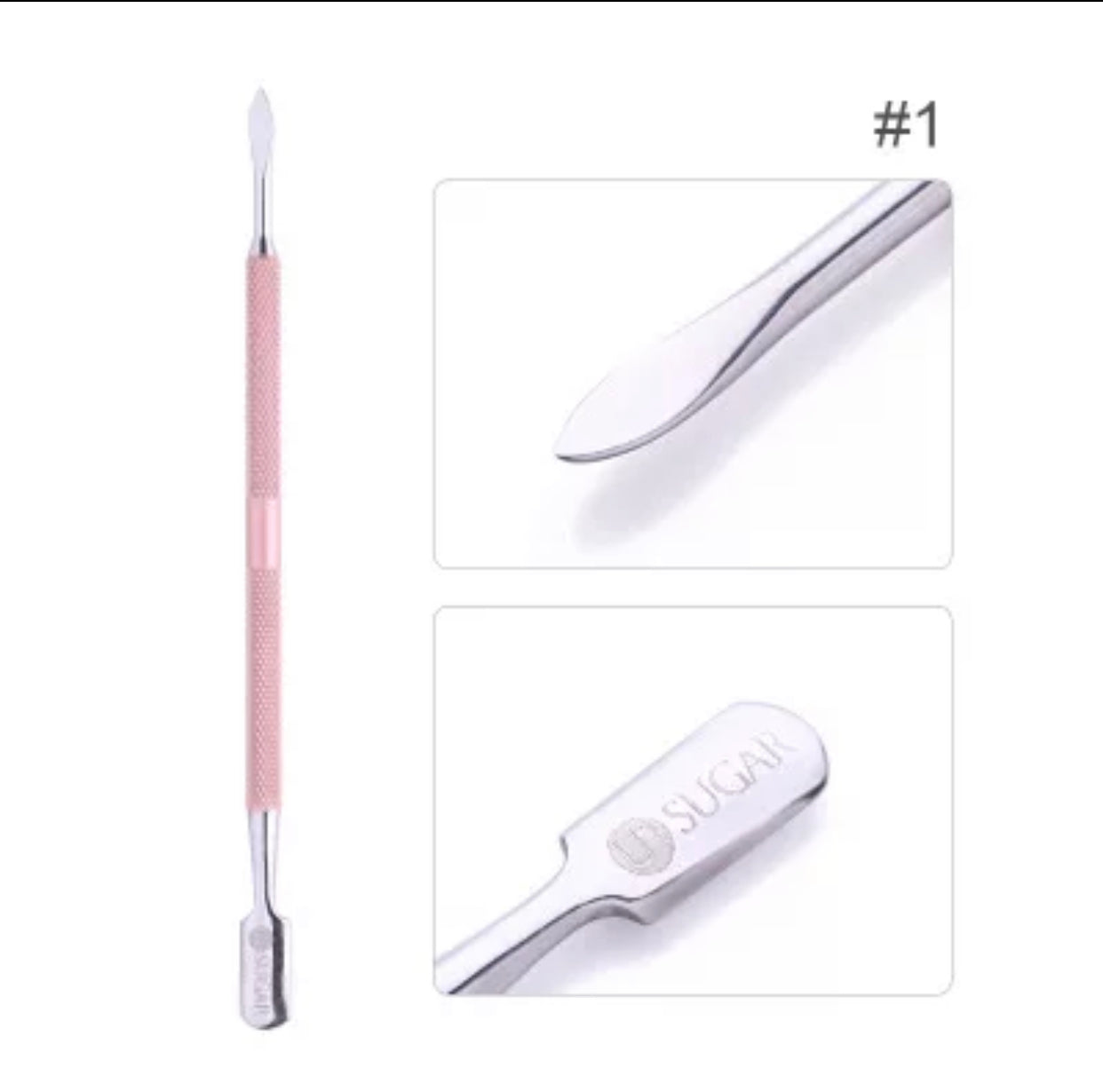 Sugar Cuticle pusher #1 - Premier Nail Supply 