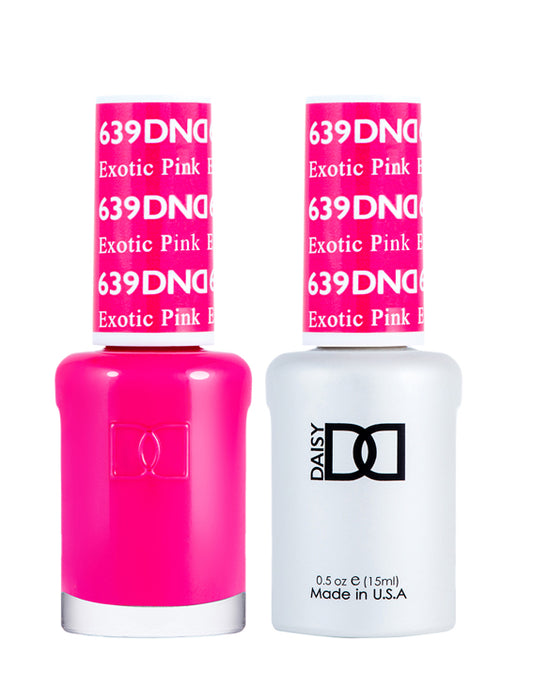 DND  Gelcolor - Exotic Pink 0.5 oz - #DD639 - Premier Nail Supply 