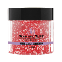 Glam & Glits Matte Acrylic Powder Candy Cane 1oz - MAT613 - Premier Nail Supply 
