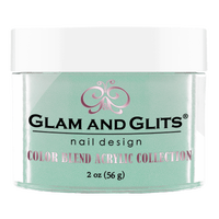 Glam & Glits Acrylic Powder Color Blend Teal Of Approval 2 oz - Bl3027 - Premier Nail Supply 