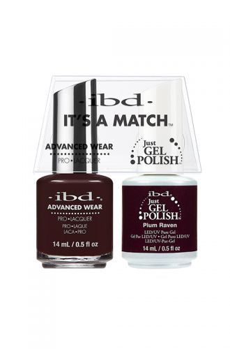 IBD Advanced Wear Color Duo Plum Raven - #65535 - Premier Nail Supply 