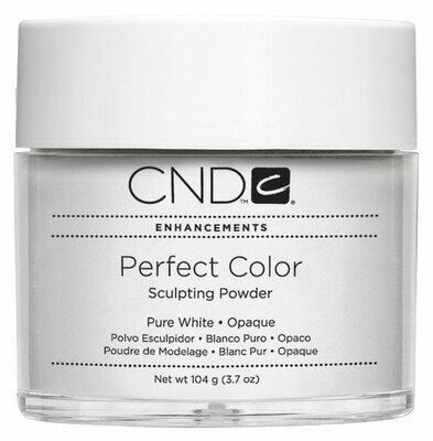 CND Acrylic Powder - Perfect Color Pure White Opaque - Premier Nail Supply 