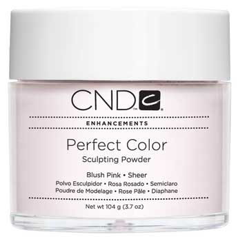 CND Acrylic Powder - Perfect Color Blush Pink 3.7 oz - Premier Nail Supply 