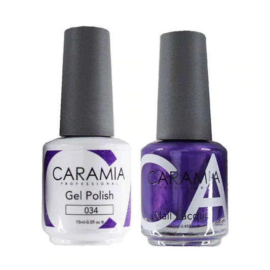 Caramia Gel Polish & Nail Lacquer - #34 - Premier Nail Supply 