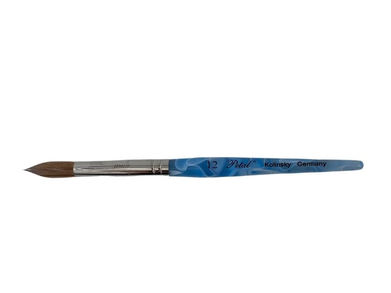 Petal Kolinsky - Acrylic Brush Blue size 16 - #PK16 - Premier Nail Supply 