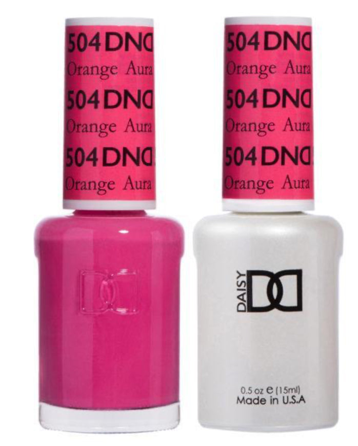 DND  Gelcolor - Orange Aura 0.5 oz - #DD504 - Premier Nail Supply 