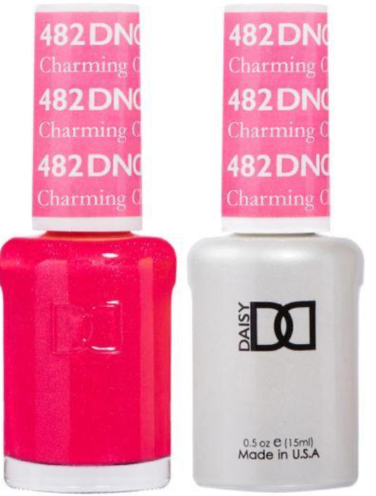DND  Gelcolor - Charrning Cherry 0.5 oz - #DD482 - Premier Nail Supply 