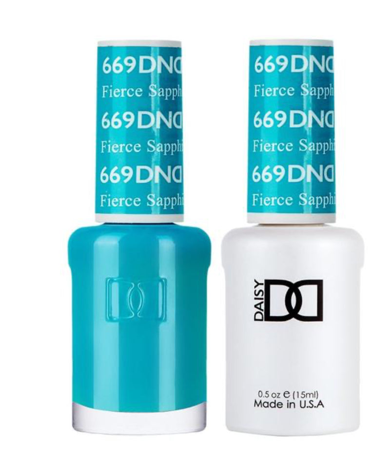 DND  Gelcolor - Fierce Saphore 0.5 oz - #DD669 - Premier Nail Supply 
