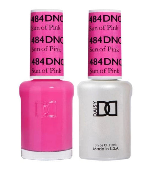 DND  Gelcolor - Sun Of Pink  0.5 oz - #DD484 - Premier Nail Supply 