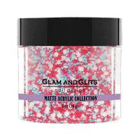 Glam & Glits Matte Acrylic Powder Rainbow Sprinkles 1oz - MAT619 - Premier Nail Supply 