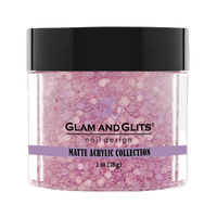Glam & Glits Matte Acrylic Powder Bubble Gum 1oz - MAT624 - Premier Nail Supply 