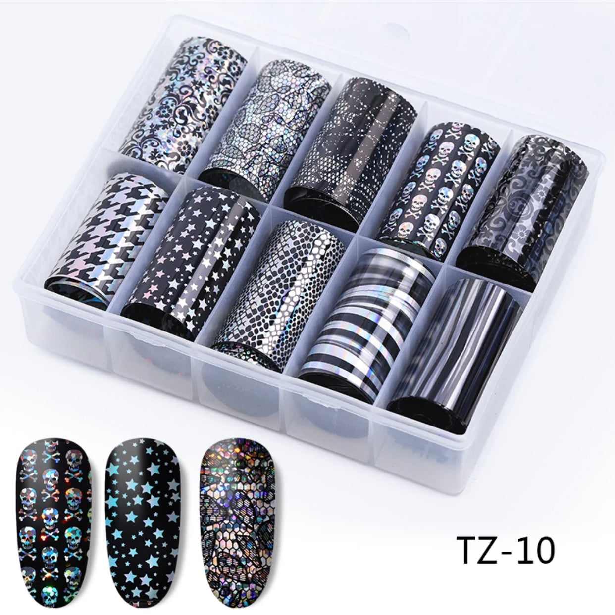 Black Paten Foil TZ-10 - Premier Nail Supply 