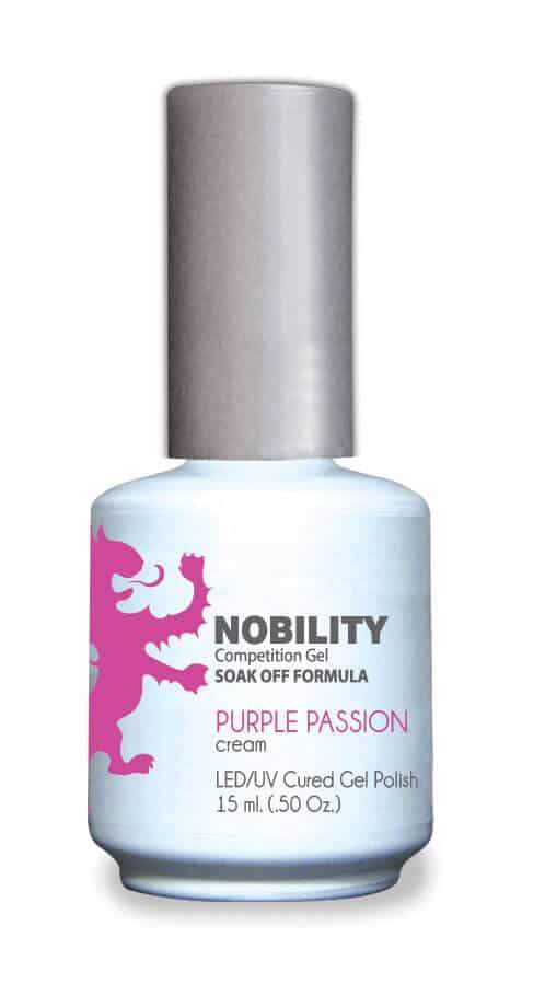 Lechat Nobility Gel Polish & Nail Lacquer - Purple Passion 0.5 oz - #NBCS054 - Premier Nail Supply 