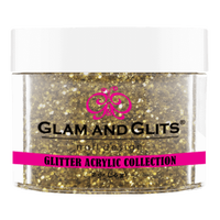 Glam & Glits - Glitter Acrylic Powder - Chartreuse 2oz - GAC11 - Premier Nail Supply 