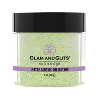 Glam & Glits Matte Acrylic Powder Pistachio 1oz - MAT632 - Premier Nail Supply 