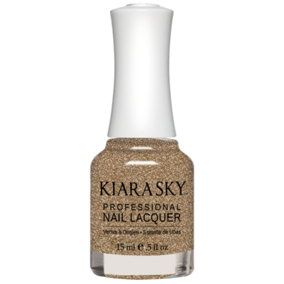 Kiara Sky All in one Nail Lacquer - Dripping In Gold  0.5 oz - #N5017 -Premier Nail Supply