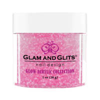Glam & Glits Glow Acrylic (Shimmer) Electric Love 1oz - GL2047 - Premier Nail Supply 