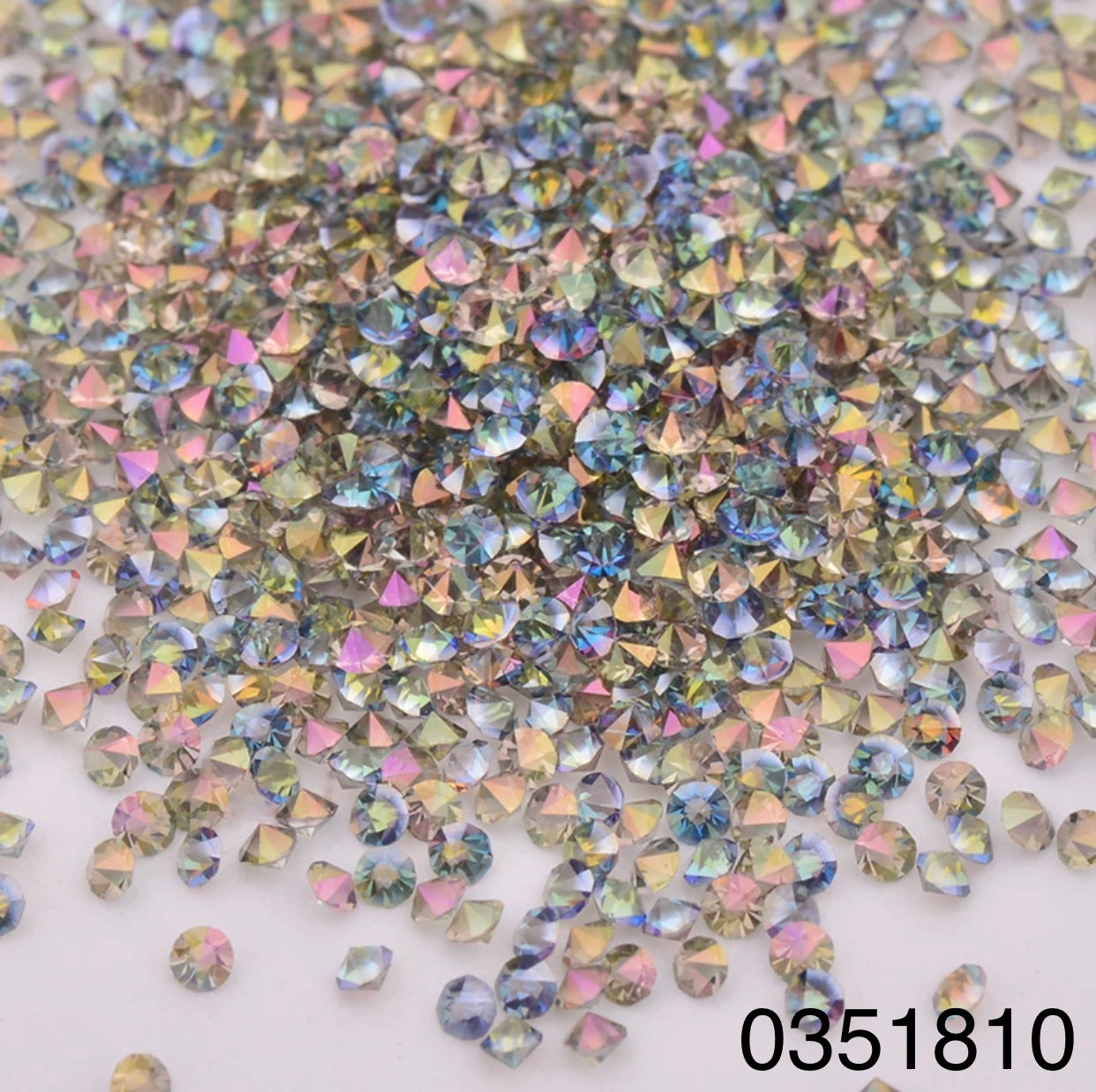 Rhinestone Pixie Crystal  Blue - Premier Nail Supply 