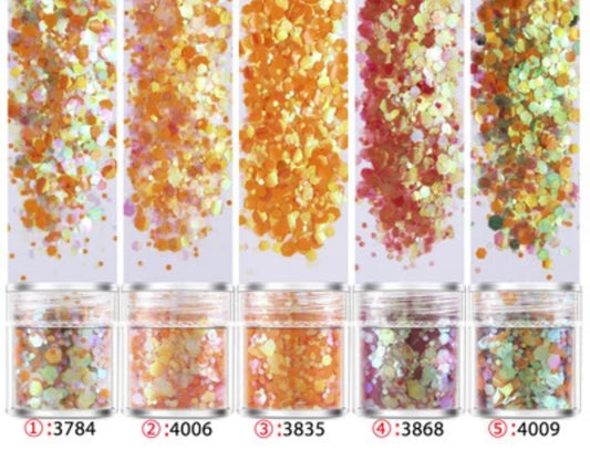 New Glitter Nail Decoration 5pcs Per Set-3784 - Premier Nail Supply 