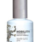 Lechat Nobility Gel Polish & Nail Lacquer - Silver Glitz 0.5 oz - #NBCS068 - Premier Nail Supply 