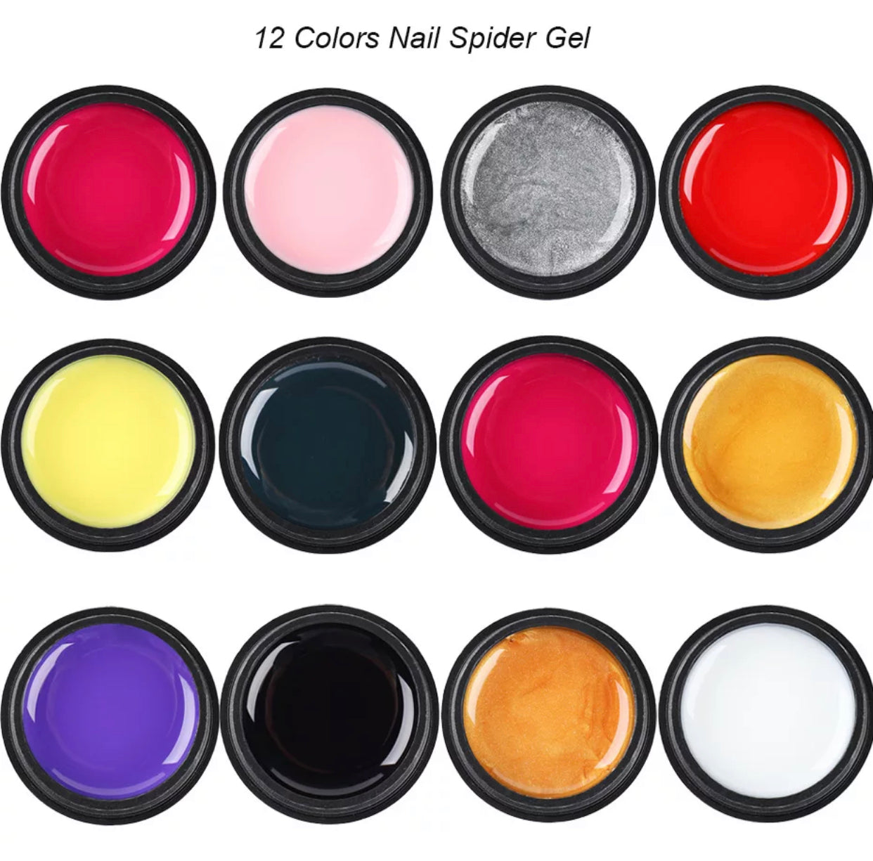 Spider Gel 12 Colors/Set - Premier Nail Supply 
