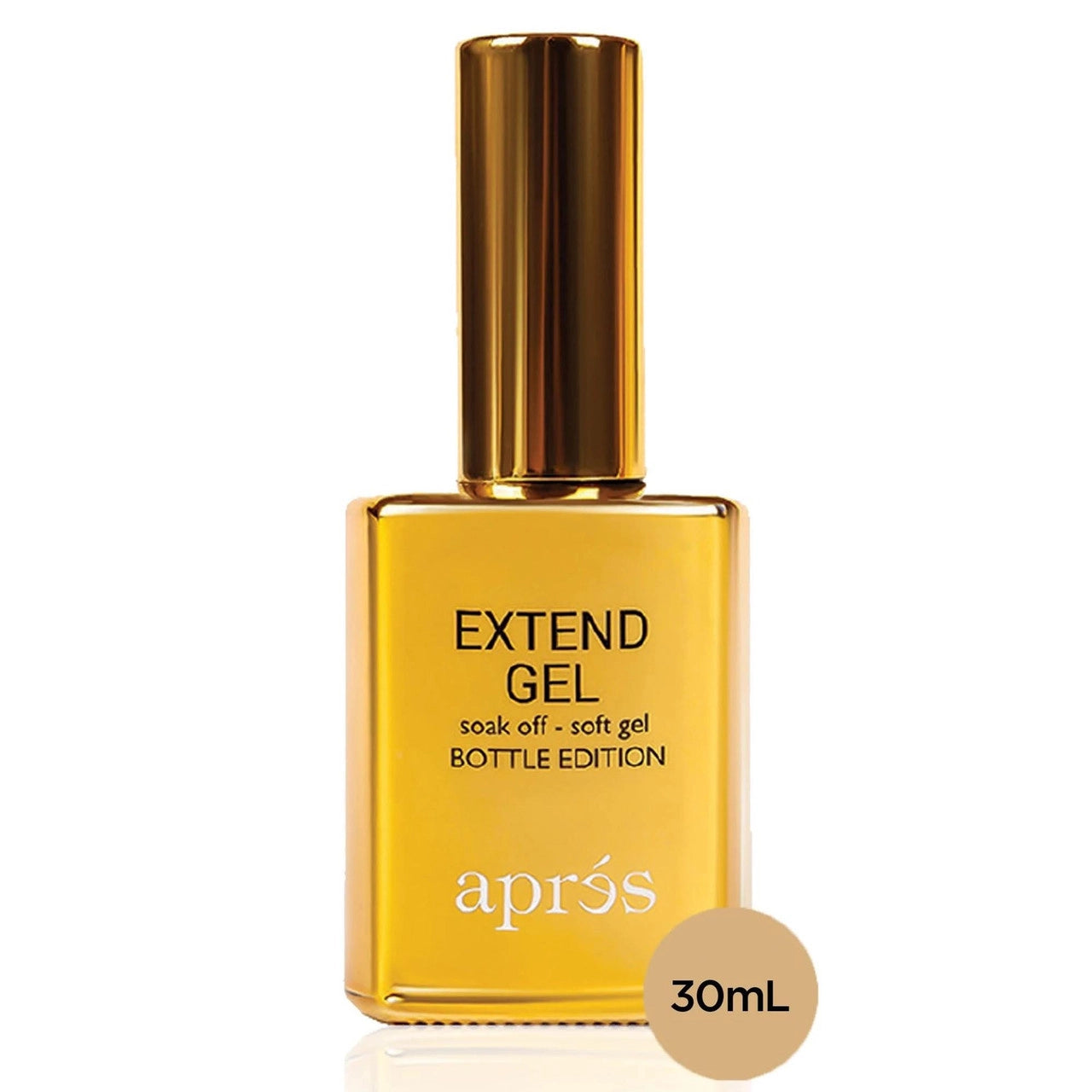 Extend Gel Bottle (Gold) in Bottles Edition - #APEX-B30 - Premier Nail Supply 