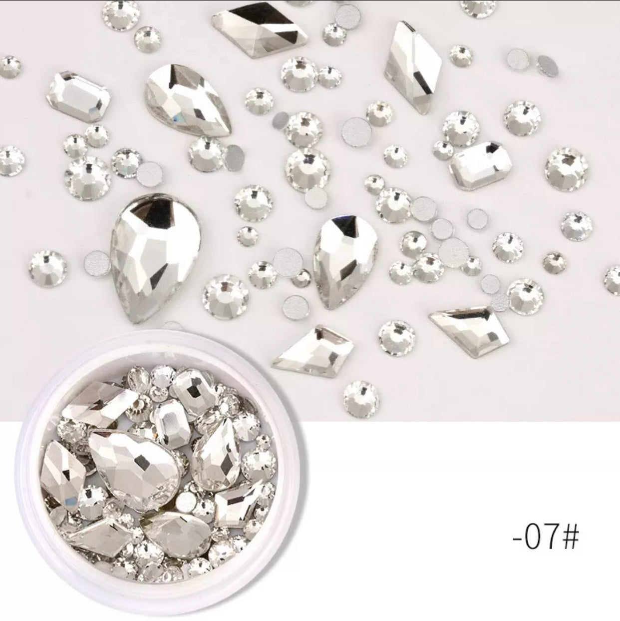 Big Teardrop Rhinestone - Premier Nail Supply 