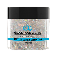 Glam & Glits - Fantasy Acrylic - Platinum Pearl 1oz - FAC543 - Premier Nail Supply 