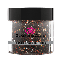 Glam & Glits Diamond Acrylic (Glitter) - Espresso 1 oz - DAC49 - Premier Nail Supply 