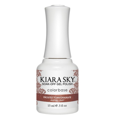 Kiara Sky Gelcolor - Frosted Pomegranate 0.5 oz - #G457 - Premier Nail Supply 