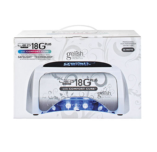 Gelish 18 GPlus LED Gel Light with Comfort Cure - Premier Nail Supply 