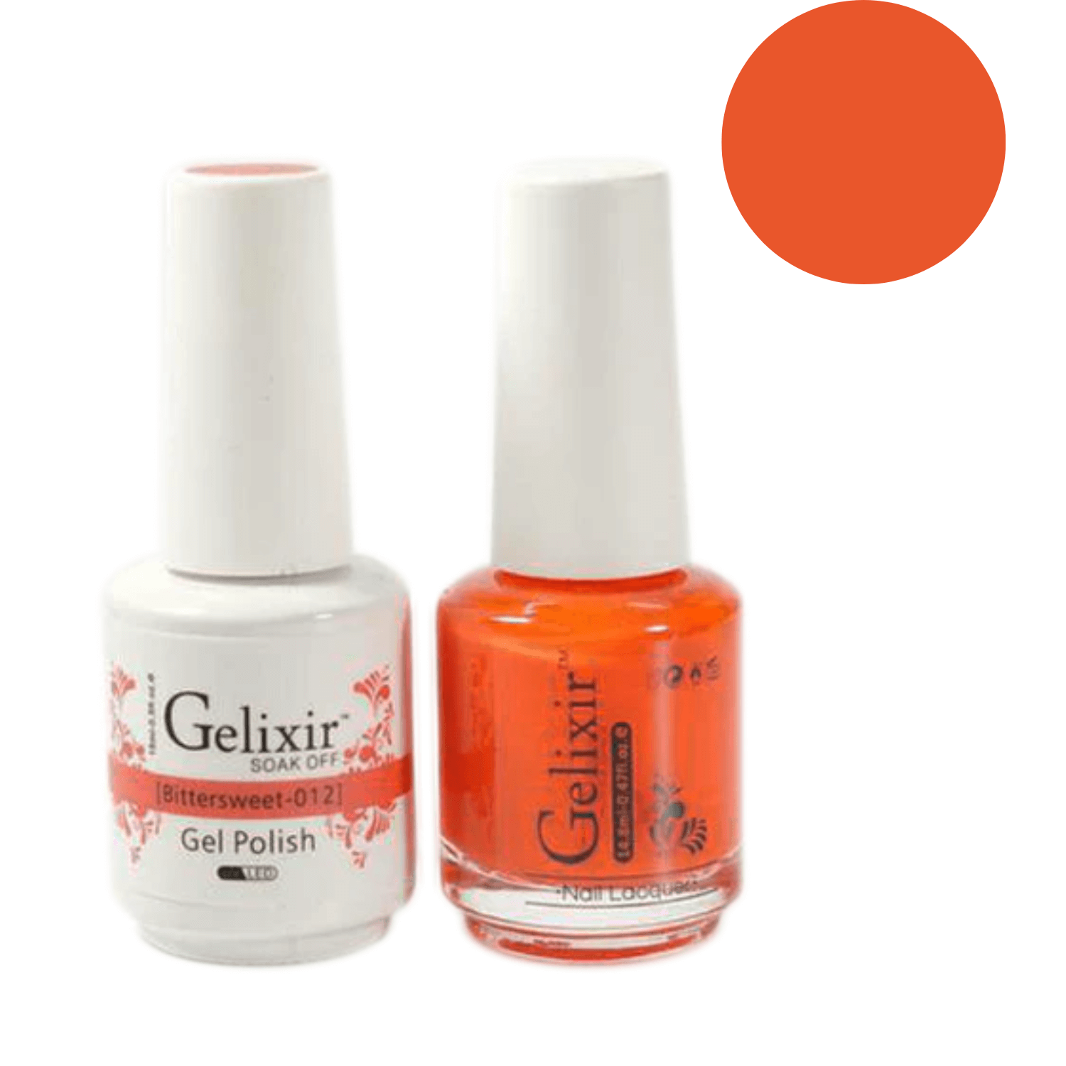 Gelixir Gel Polish & Nail Lacquer Duo - Bittersweet 012 - Premier Nail Supply 