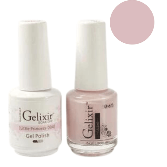 Gelixir Gel Polish & Nail Lacquer Duo - Little Princess 004 - Premier Nail Supply 