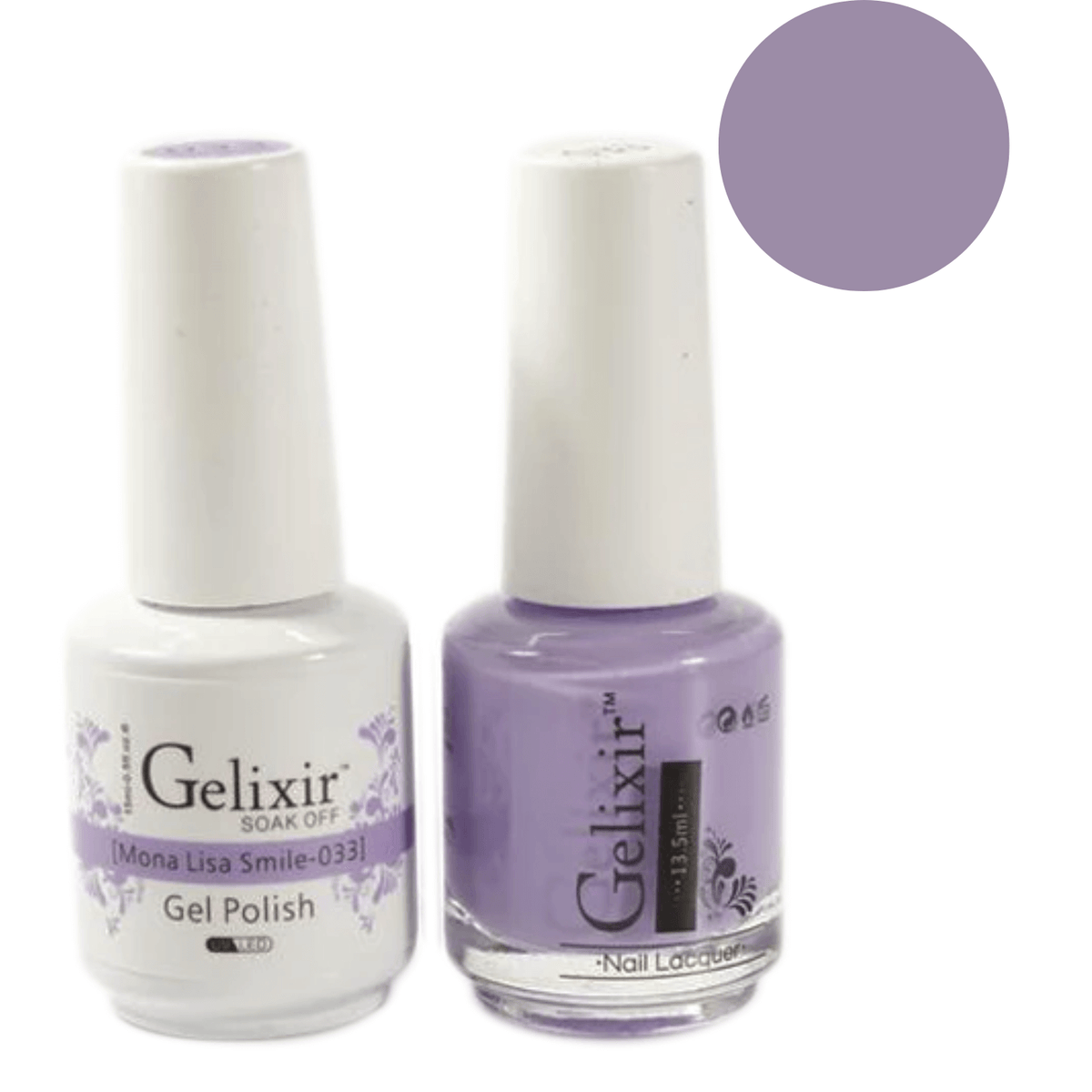 Gelixir 146 Gelixir Gel Polish & Nail Lacquer Duo - Mona Lisa Smile 033,PNS