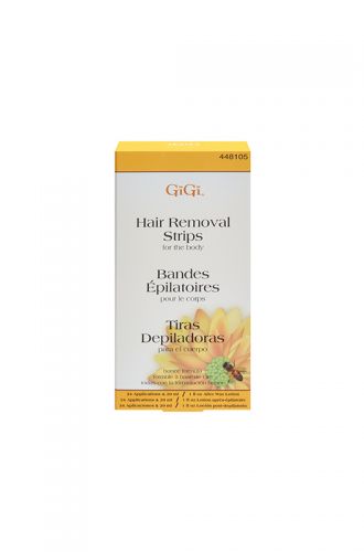 GiGi - Hair Removal Strips for the Body - 12 Strips 24 Applications - Premier Nail Supply 