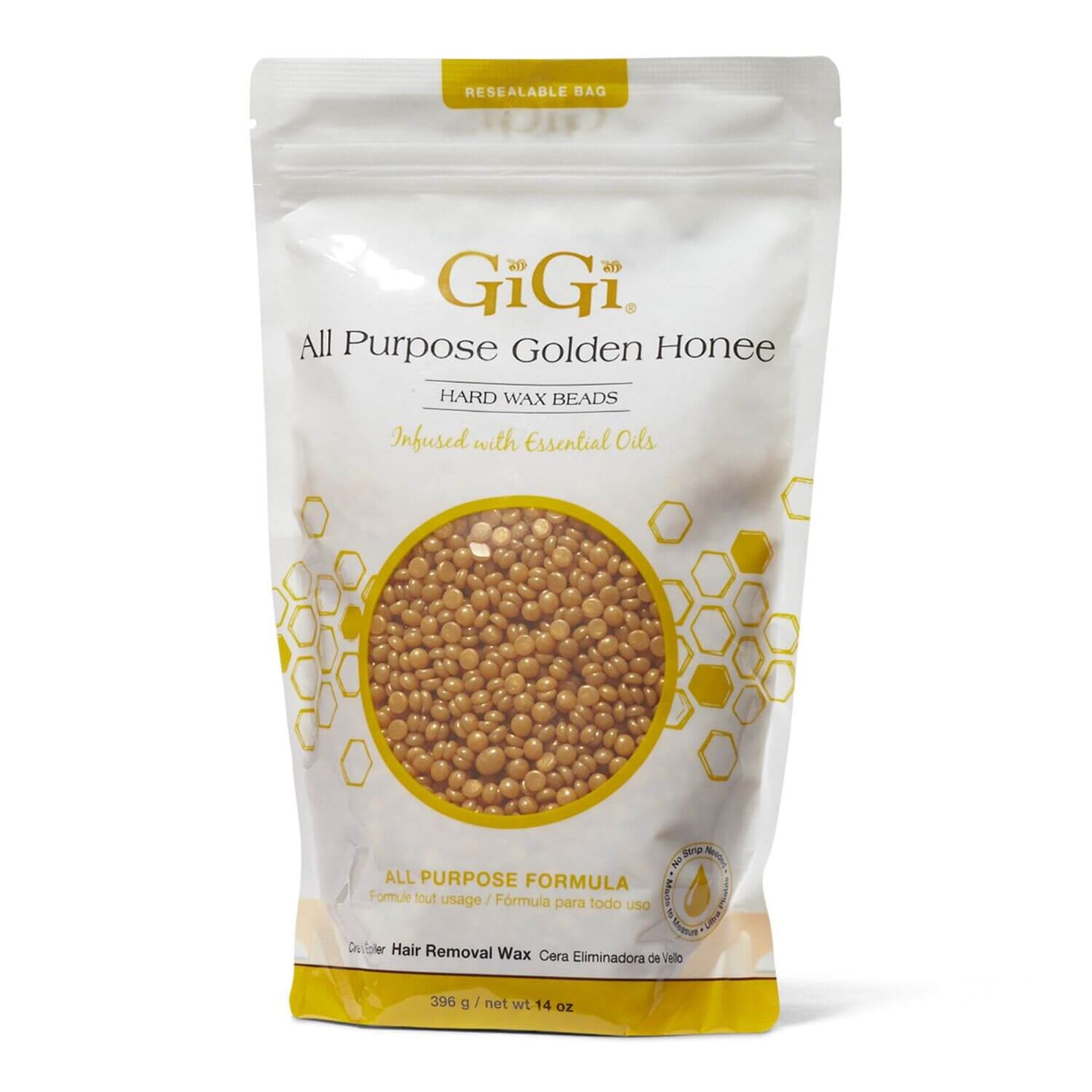 GiGi - Relaxing Golden Wax Beads 14oz - Premier Nail Supply 