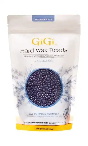 GiGi - Relaxing Lavender Wax Beads 14oz - Premier Nail Supply 