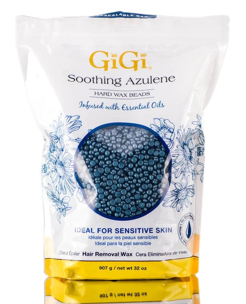 GiGi - Soothing Azulene Wax Beads 32 oz - Premier Nail Supply 
