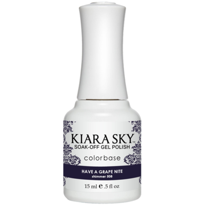 Kiara Sky Gelcolor - Have A Grape Nite 0.5 oz - #G508 - Premier Nail Supply 