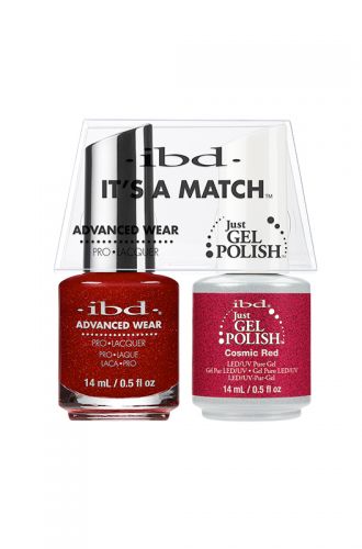 IBD Advanced Wear Color Duo Cosmic Red - #65518 - Premier Nail Supply 